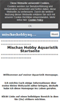 Mobile Screenshot of mischashobbyaquaristik.de