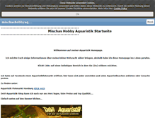 Tablet Screenshot of mischashobbyaquaristik.de
